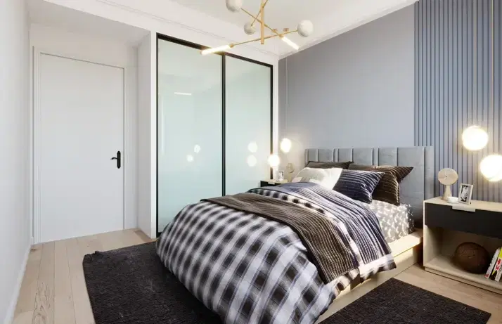 2 Doors Frost With Black Frame