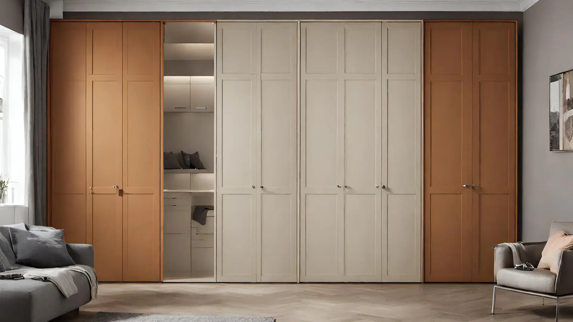 Polyurethane hinged doors example 2