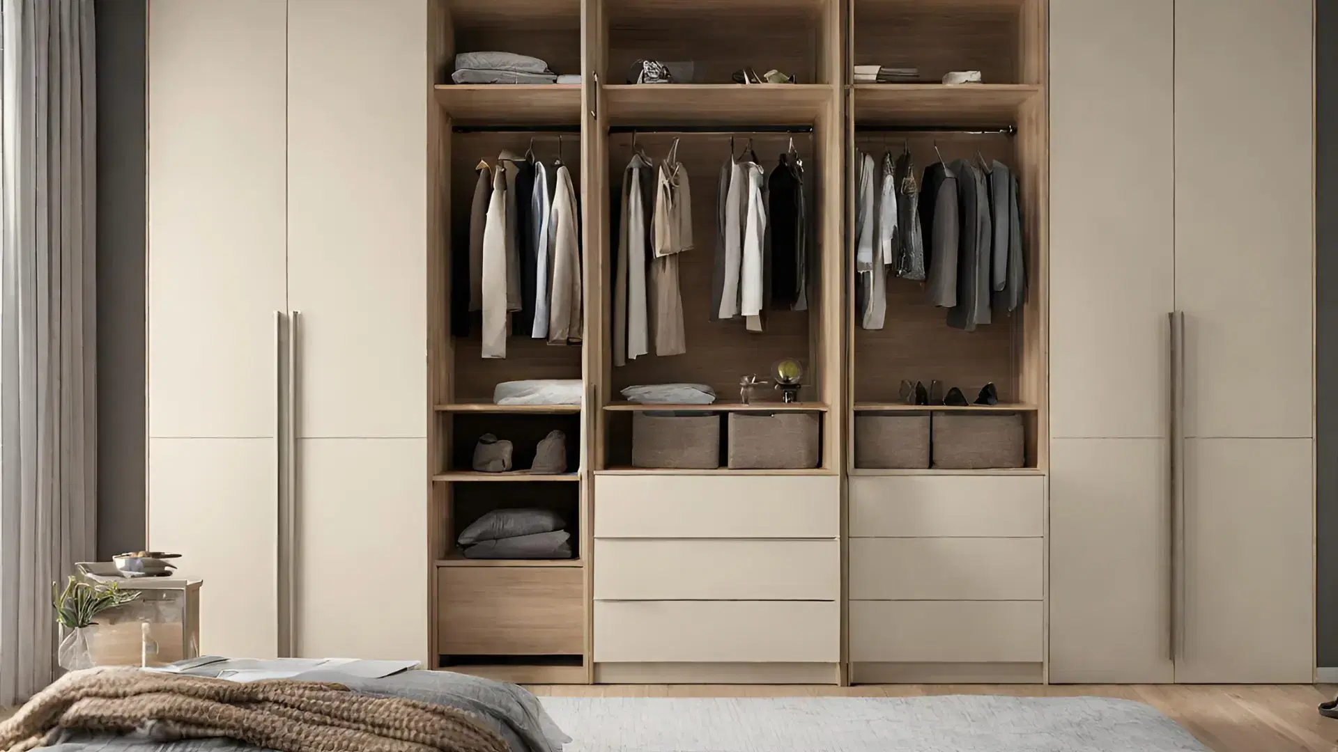 Melamine hinged doors example 2